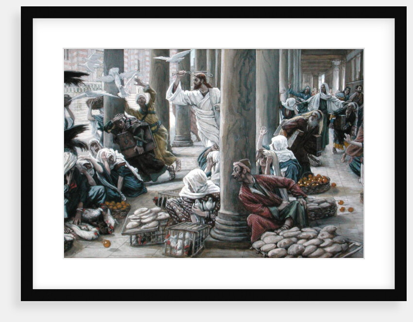 Christ Driving Out Them that Sold And Bought from the Temple by James Jacques Joseph Tissot