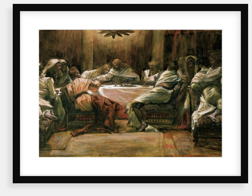 The Last Supper. Judas Dipping His Hand in the Dish by James Jacques Joseph Tissot