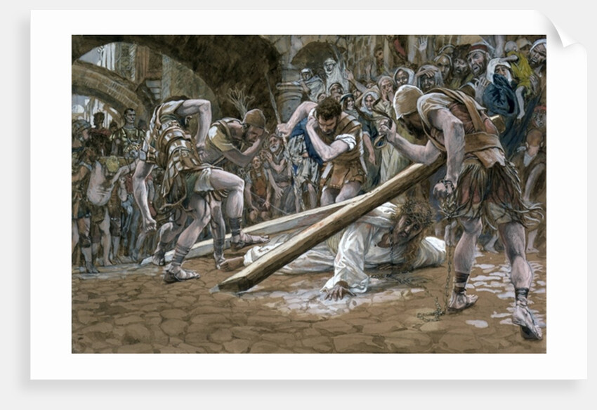 Christ Falls Beneath the Cross by James Jacques Joseph Tissot
