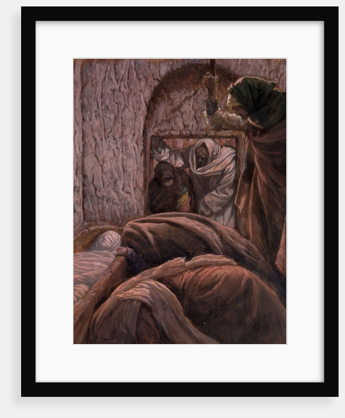 Jesus in the Tomb by James Jacques Joseph Tissot