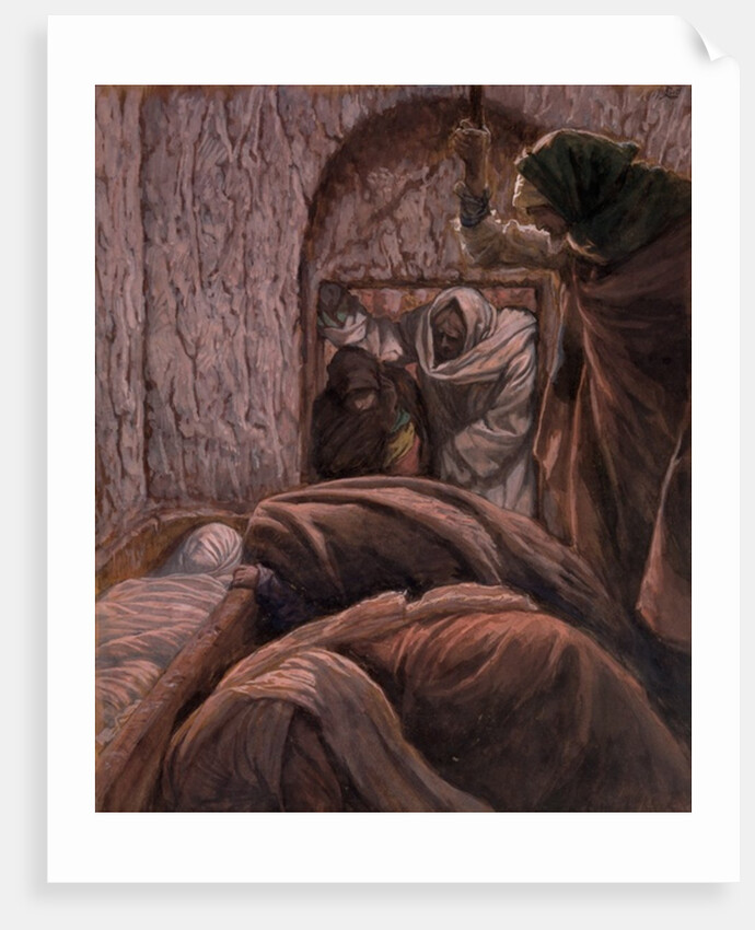 Jesus in the Tomb by James Jacques Joseph Tissot