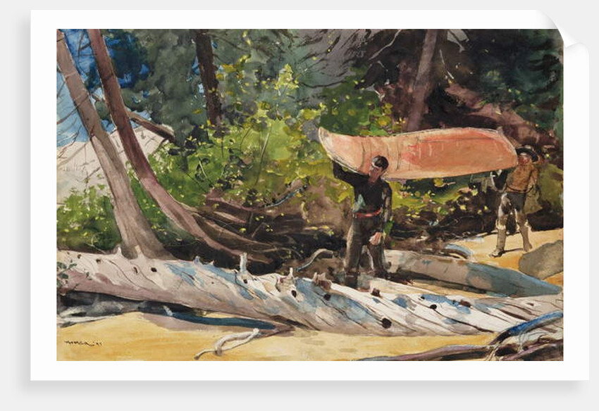 End of the Portage, 1897 by Winslow Homer