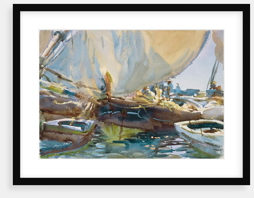 Melon Boats, c.1905 by John Singer Sargent