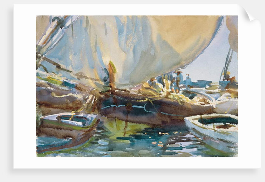 Melon Boats, c.1905 by John Singer Sargent