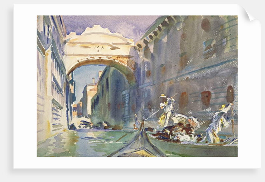 The Bridge of Sighs, c.1905-08 by John Singer Sargent