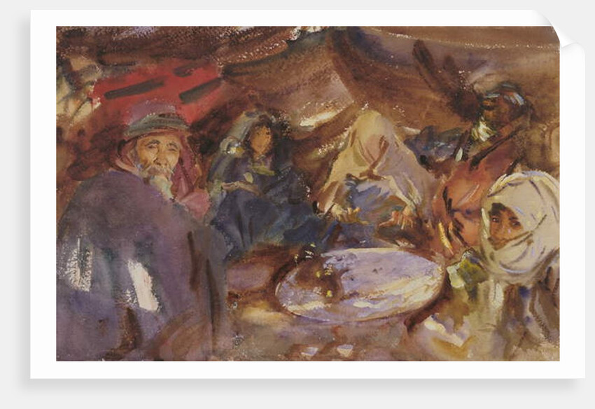 Arab Gypsies in a Tent, 1905-06 by John Singer Sargent