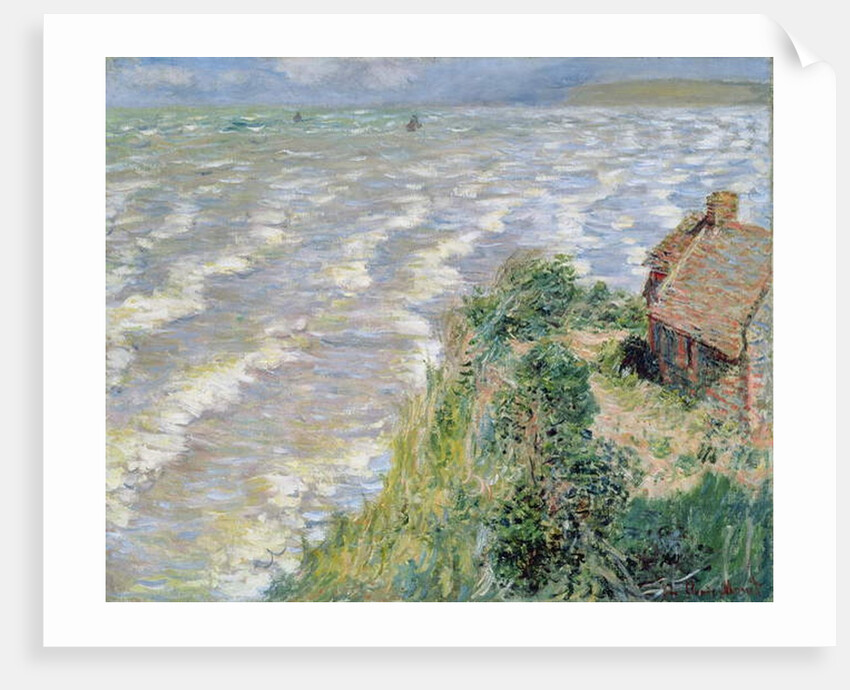 Rising Tide at Pourville, 1882 by Claude Monet