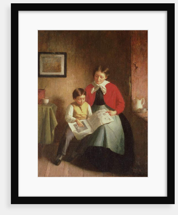 Mother and Boy with Picture Book, 1868 by Platt Powell Ryder