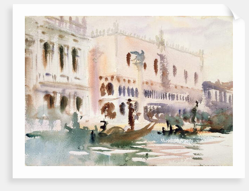 From The Gondola by John Singer Sargent