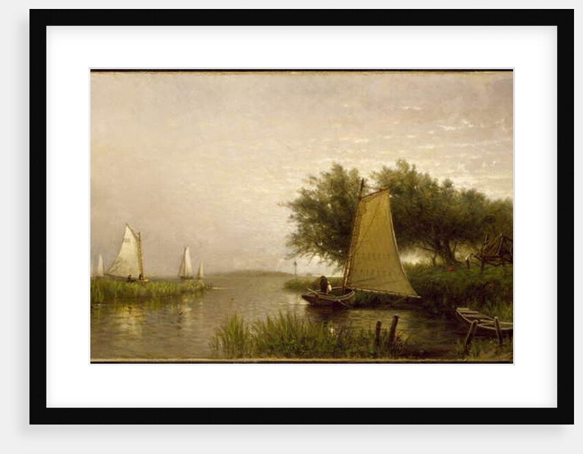 On Synepuxent Bay, Maryland, 1876 by Arthur Quartley