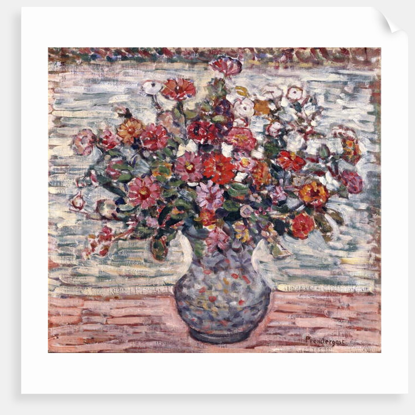 Flowers in a Vase, c.1910-13 by Maurice Brazil Prendergast