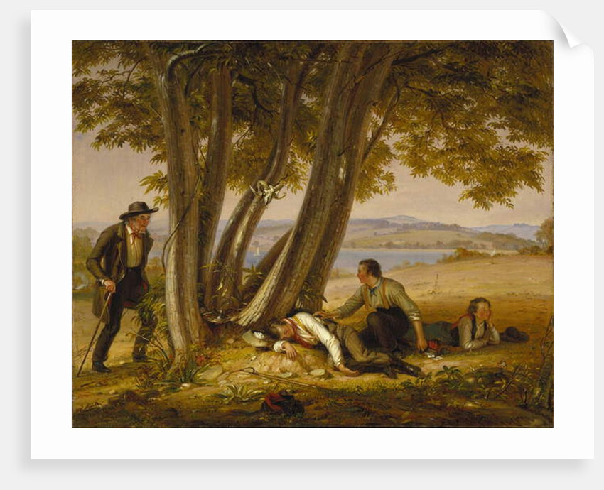 Playing Truant or Boys Caught Napping in a Field, 1848 by William Sidney Mount