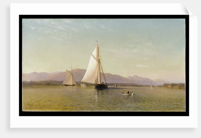 The Hudson at Tappan Zee, 1876 by Francis Augustus Silva