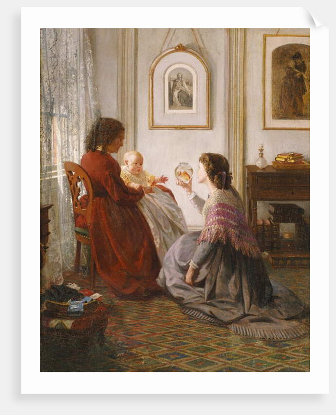 The Shattuck Family, with Grandmother, Mother and Baby, 1865 by Aaron Draper Shattuck