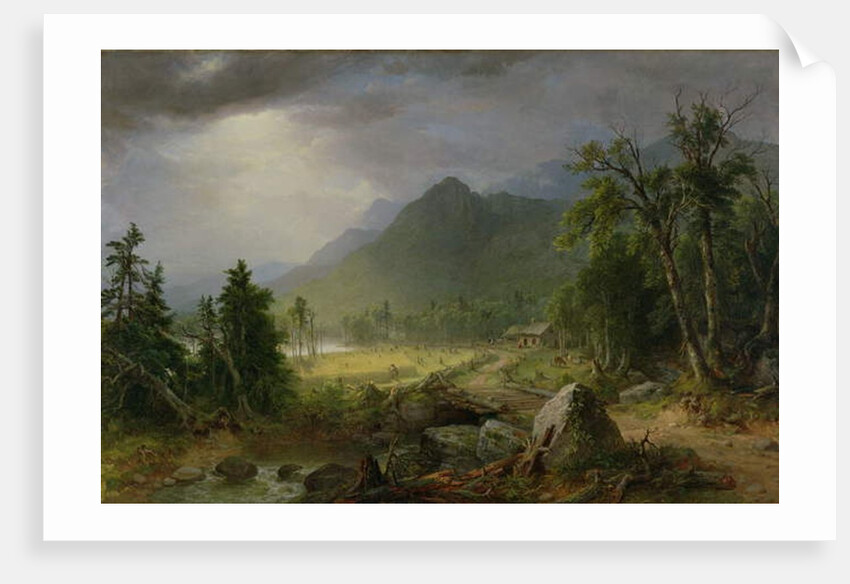 The First Harvest in the Wilderness, 1855 by Asher Brown Durand