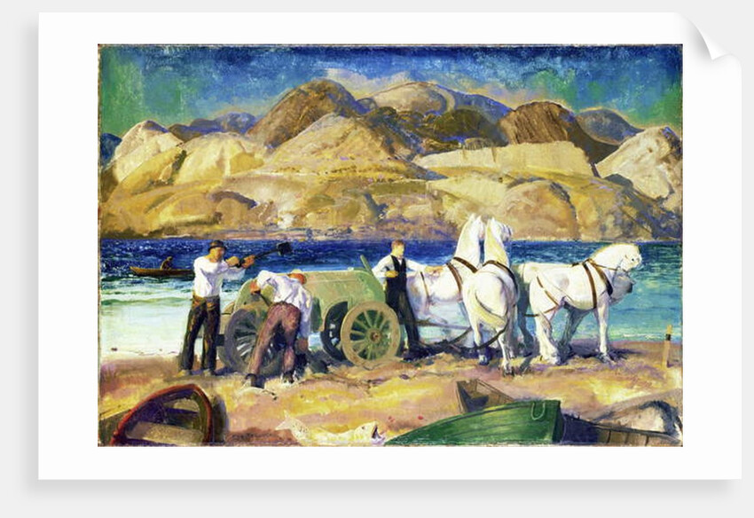 The Sand Cart, 1917 by George Wesley Bellows