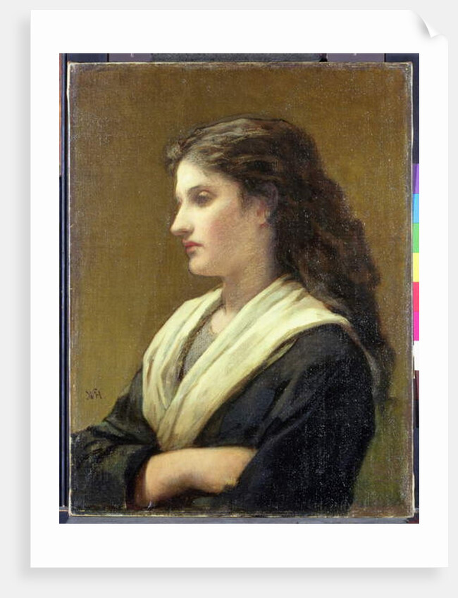 Study of a female head: Ideal head of a woman, 1872 by William Morris Hunt