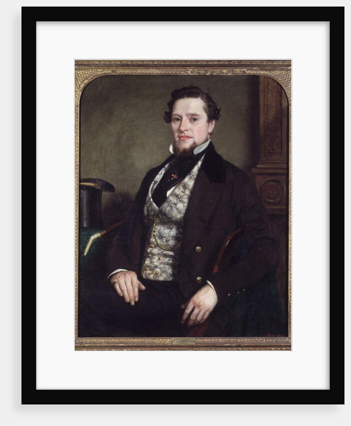 Portrait of a Gentleman, 1855 by Seymour Joseph Guy
