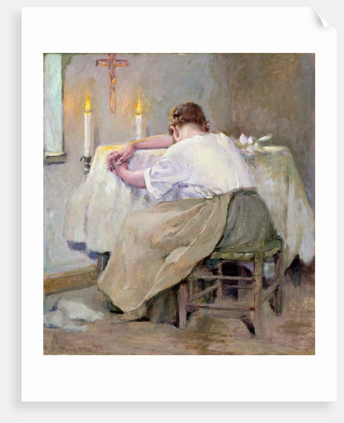 Her First Born or, Death of the First Born, 1888 by Robert Reid