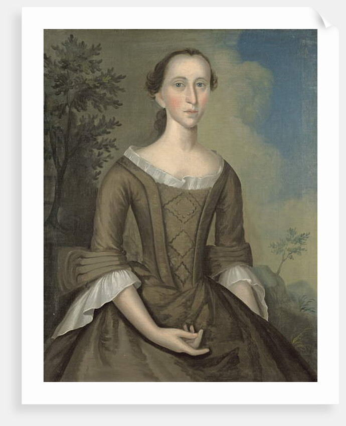 Mrs John Haskins 1759 by Joseph Badger