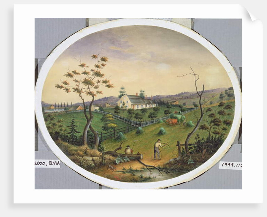 Van Brunt Homestead, c.1865 by James Ryder van Brunt