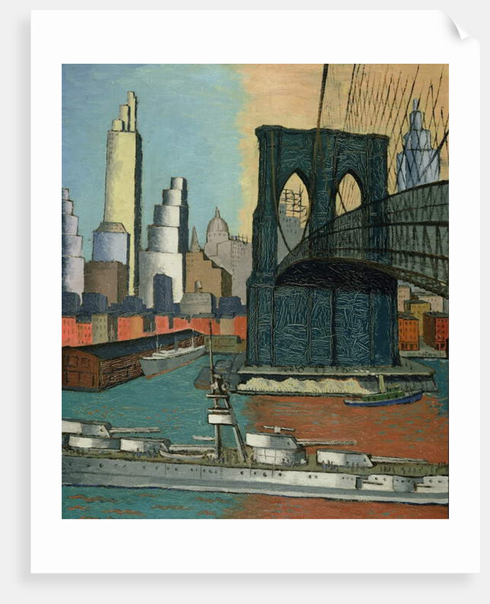 Bridge Tower, 1929 by Glenn O Coleman