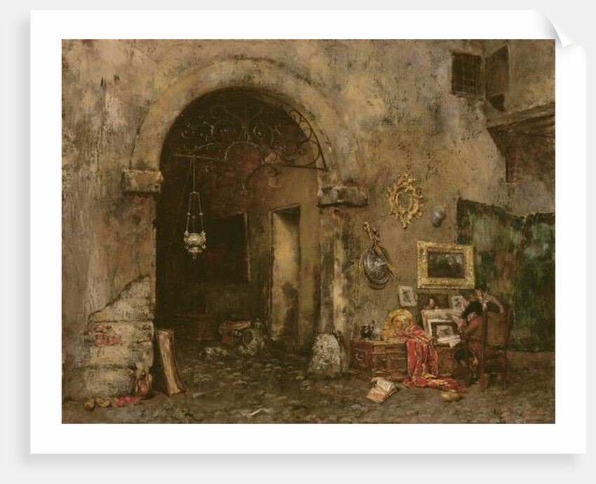 The Antiquary Shop, 1879 by William Merritt Chase