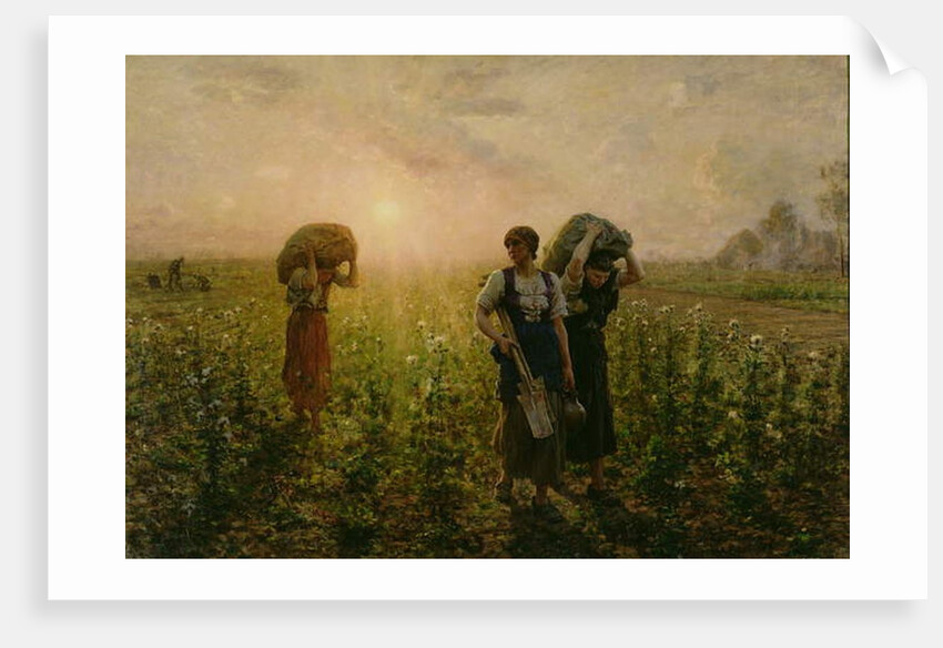 The End of the Working Day, 1886-87 by Jules Breton