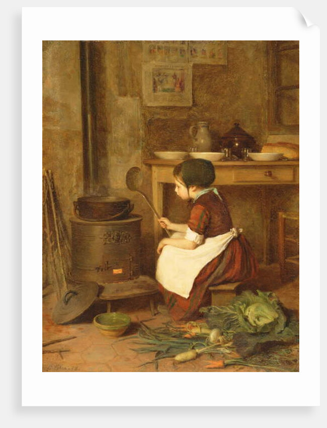 The Little Cook, 1858 by Pierre Edouard Frere