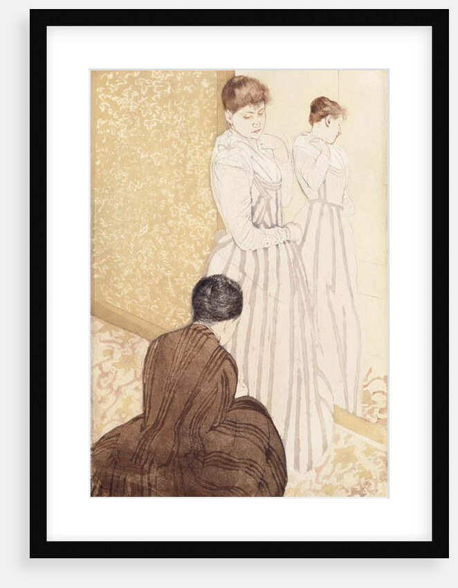 The Fitting by Mary Stevenson Cassatt