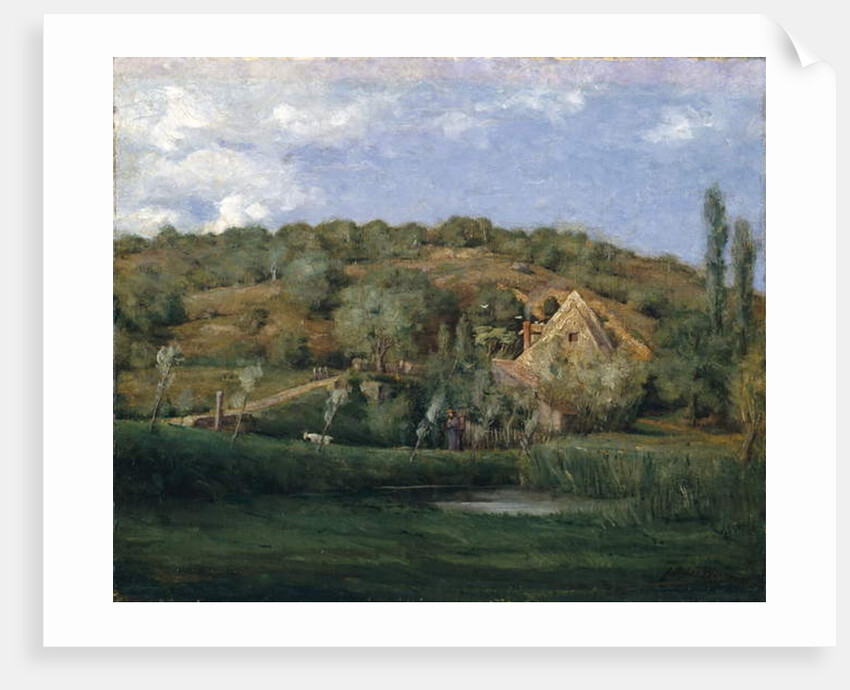 A French Homestead, 1878 by Julian Alden Weir