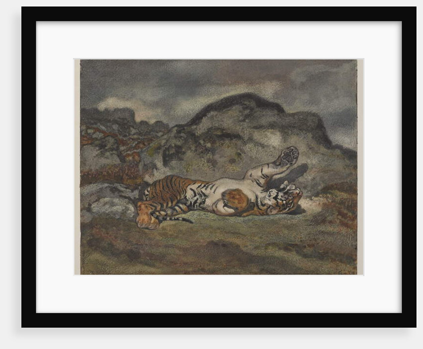 Rolling Tiger, c.1840 by Antoine Louis Barye