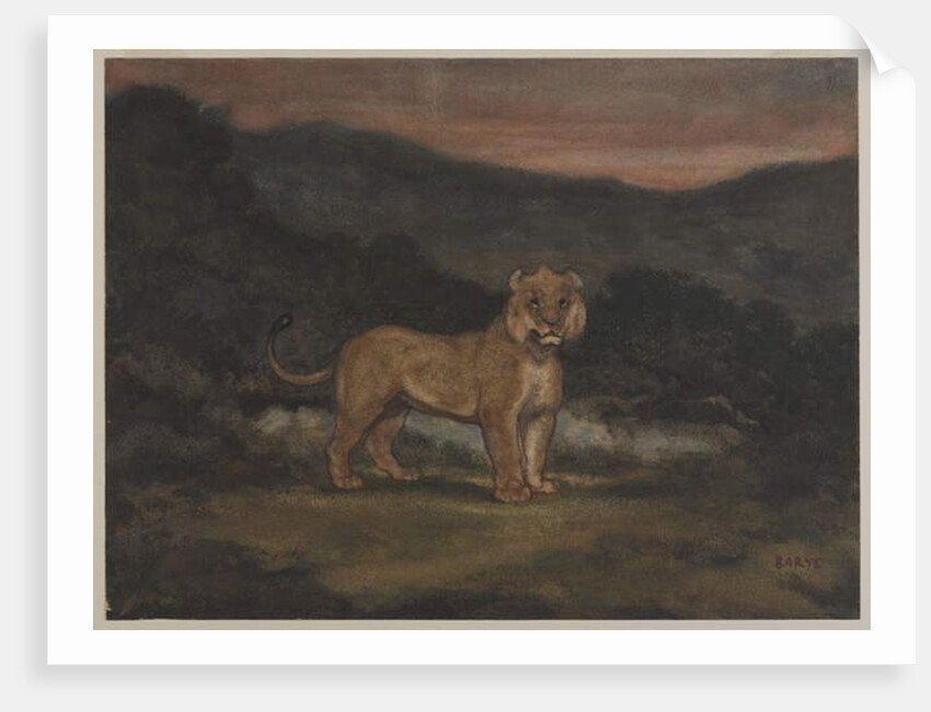 Standing Lioness by Antoine Louis Barye