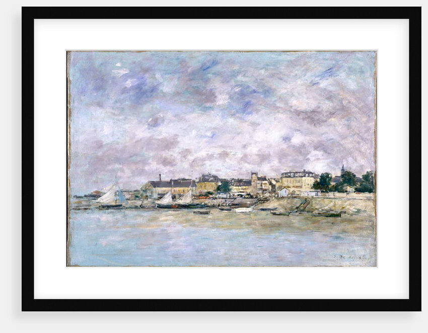 The Port, Trouville, 1886 by Eugene Louis Boudin