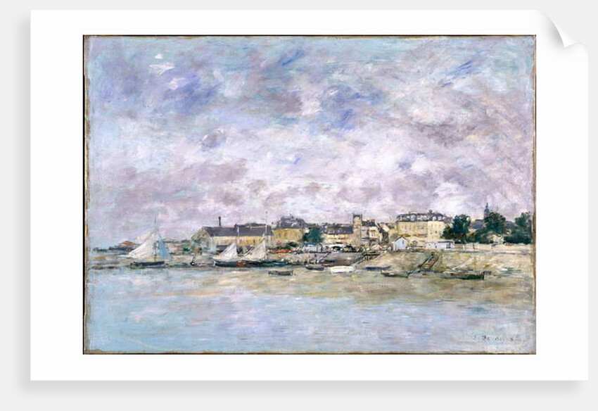 The Port, Trouville, 1886 by Eugene Louis Boudin