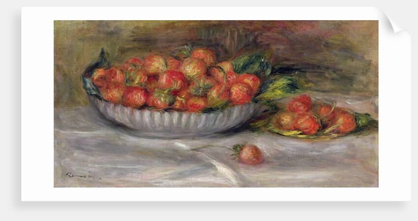 Still Life with Strawberries, 1914 by Pierre Auguste Renoir