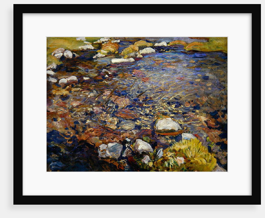 Stream in Val d'Aosta, c.1909 by John Singer Sargent