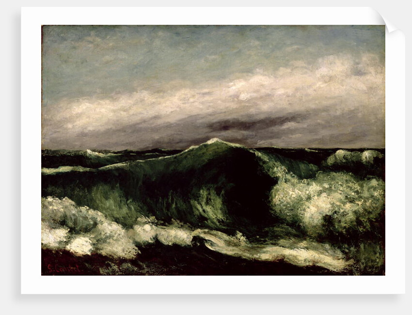 The Wave, 1869 by Gustave Courbet
