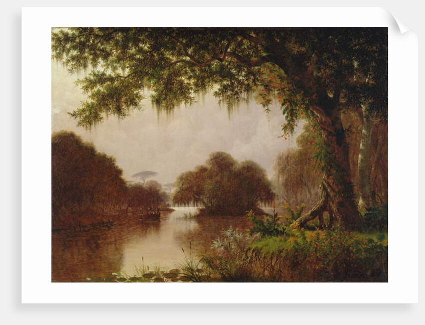 Swamp on the Mississippi, 1871 by Joseph Rusling Meeker