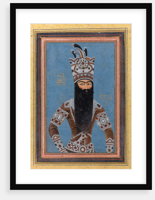 Portrait of Fath'Ali Shah Qajar, 1815 by Mihr'Ali Mihr'Ali