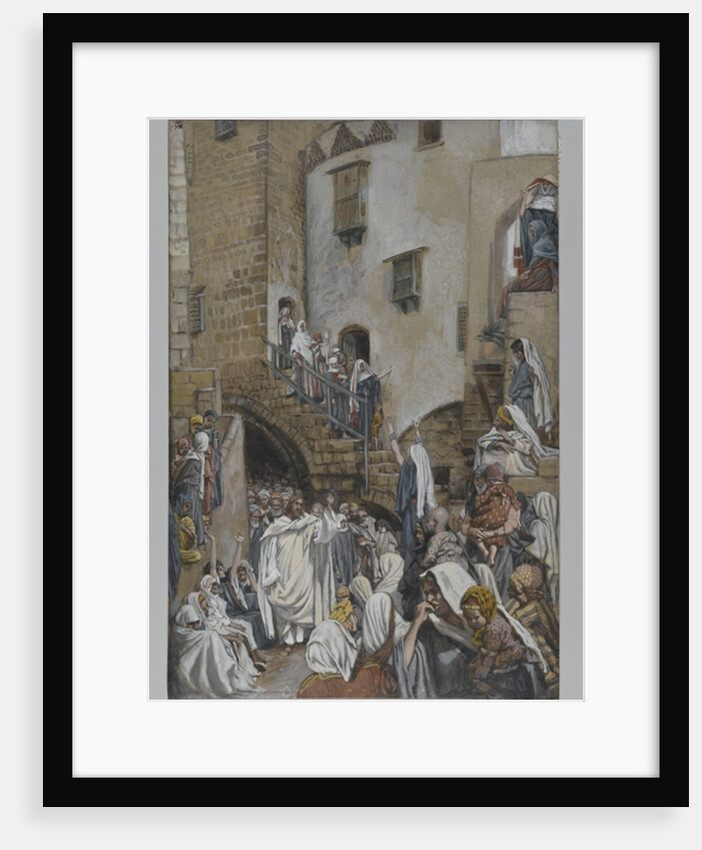 A Woman Cries Out in the Crowd by James Jacques Joseph Tissot