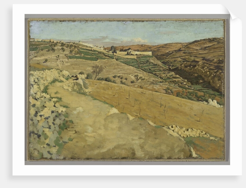 Jerusalem and Siloam, South Side by James Jacques Joseph Tissot