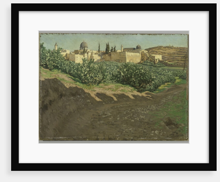 The Southwest Corner of the Esplanade of the Haram, The Ancient Temple by James Jacques Joseph Tissot