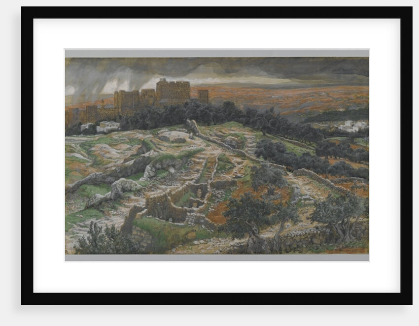 Reconstruction of Golgotha and the Holy Sepulchre, seen from the Judicial Gate by James Jacques Joseph Tissot