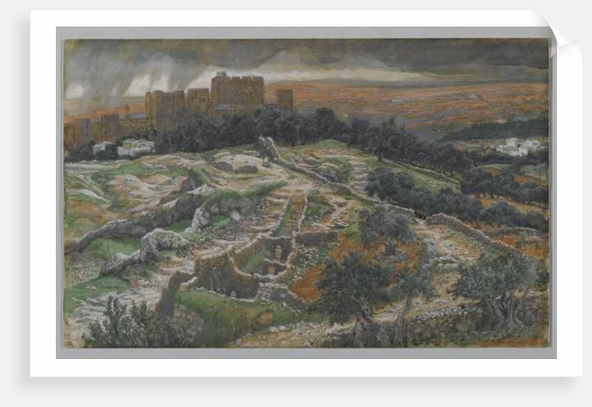 Reconstruction of Golgotha and the Holy Sepulchre, seen from the Judicial Gate by James Jacques Joseph Tissot