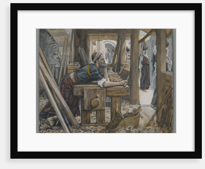 The Anxiety of Saint Joseph by James Jacques Joseph Tissot