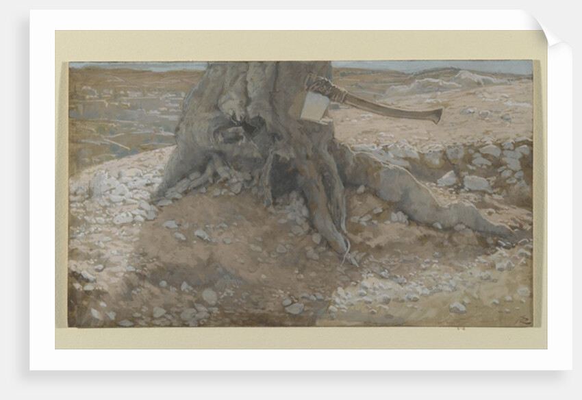 The Axe in the Trunk of the Tree by James Jacques Joseph Tissot