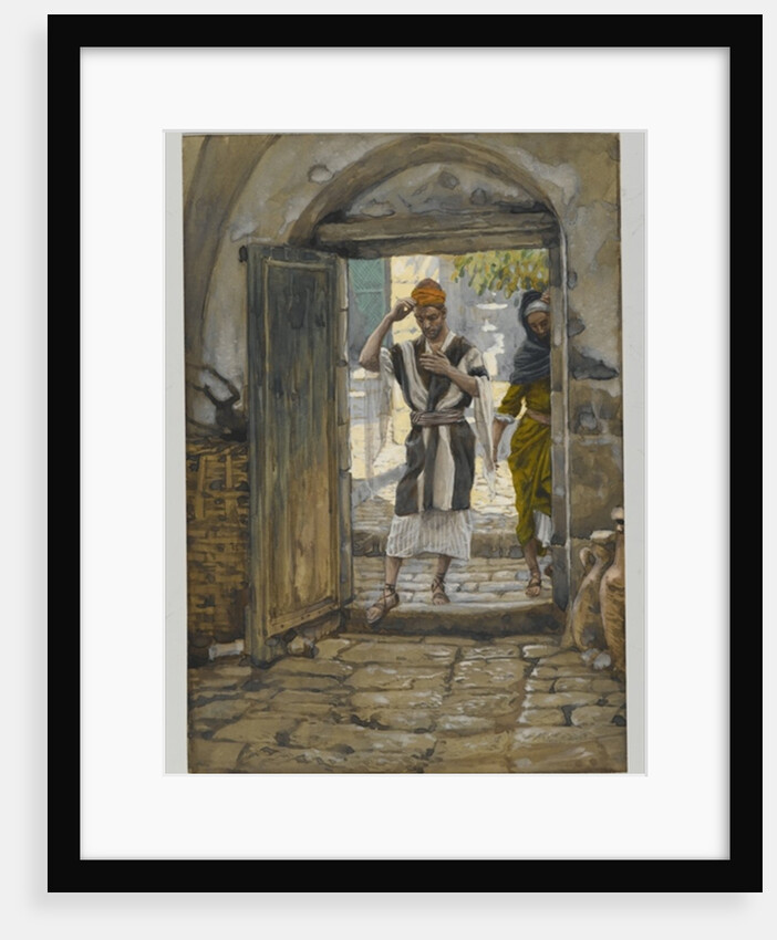 On Entering the House, Salute It by James Jacques Joseph Tissot