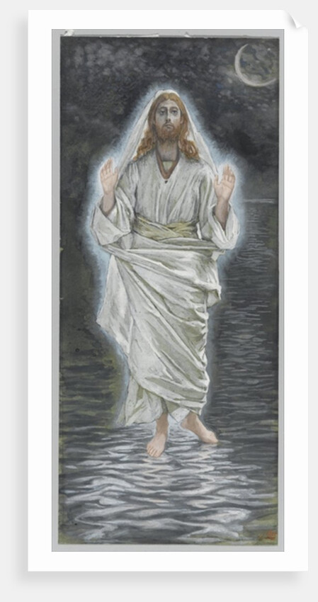 Jesus Walks on the Sea by James Jacques Joseph Tissot