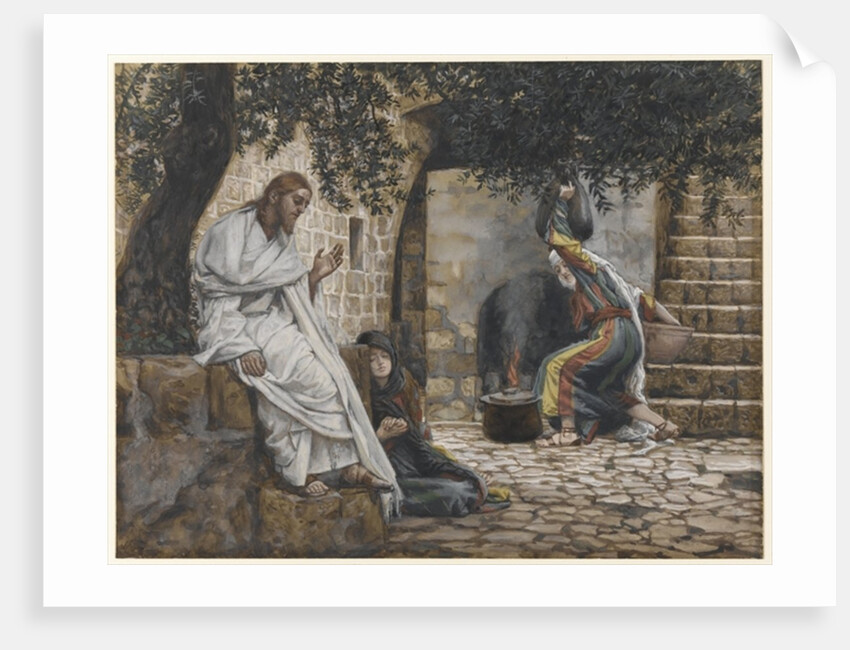 Mary Magdalene at the Feet of Jesus by James Jacques Joseph Tissot